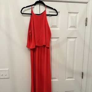 Coral Maxi Dress